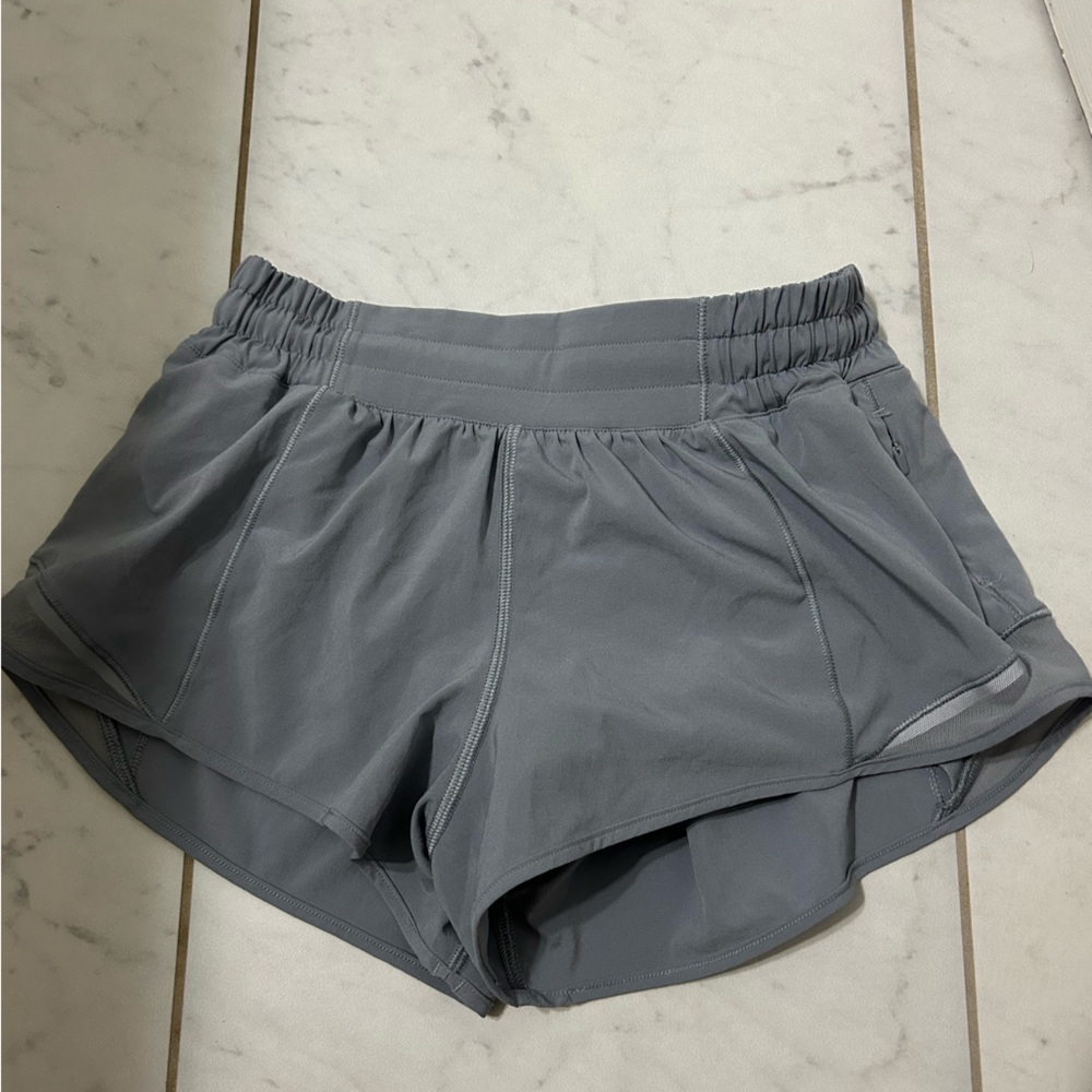 Gray Lulu Hotty Hot Shorts